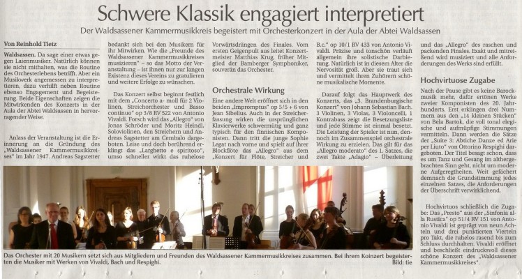 Zeitungsbericht