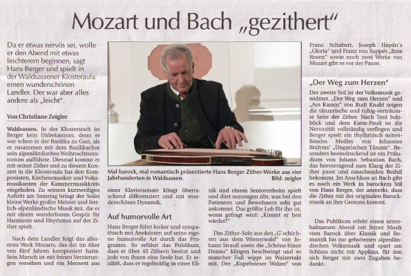 Zeitungsbericht