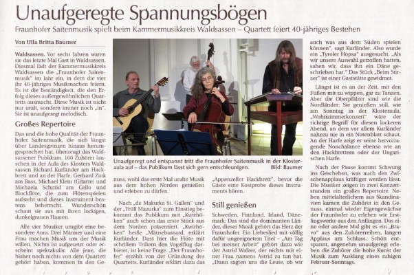 Zeitungsbericht