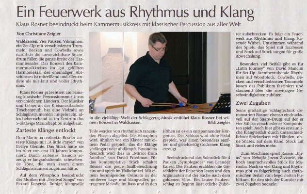 Zeitungsbericht