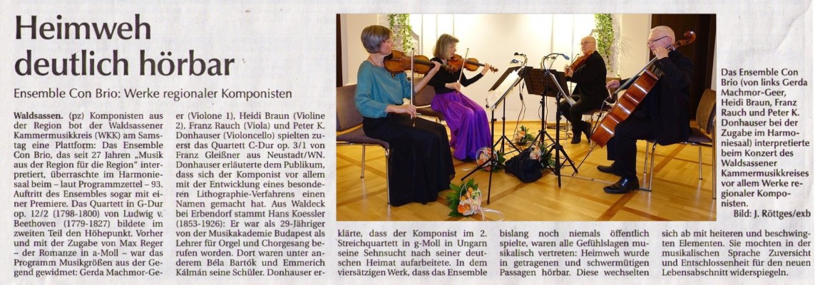 Zeitungsbericht